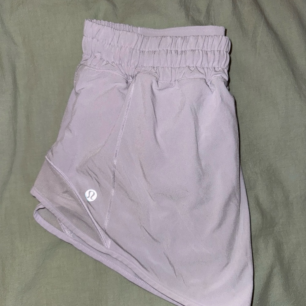 lululemon athletica Women's Light Purple Athletic Shorts